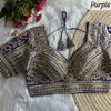 Heavy Pure Soft Roman Silk With Sequence Work Blouses Wholesale In India